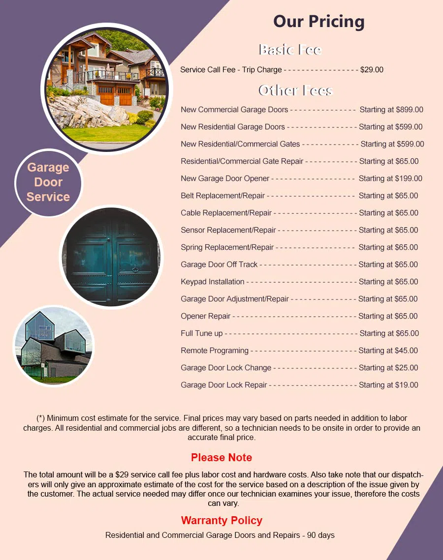 Community Garage Door Service Broadview, IL 708-391-5426